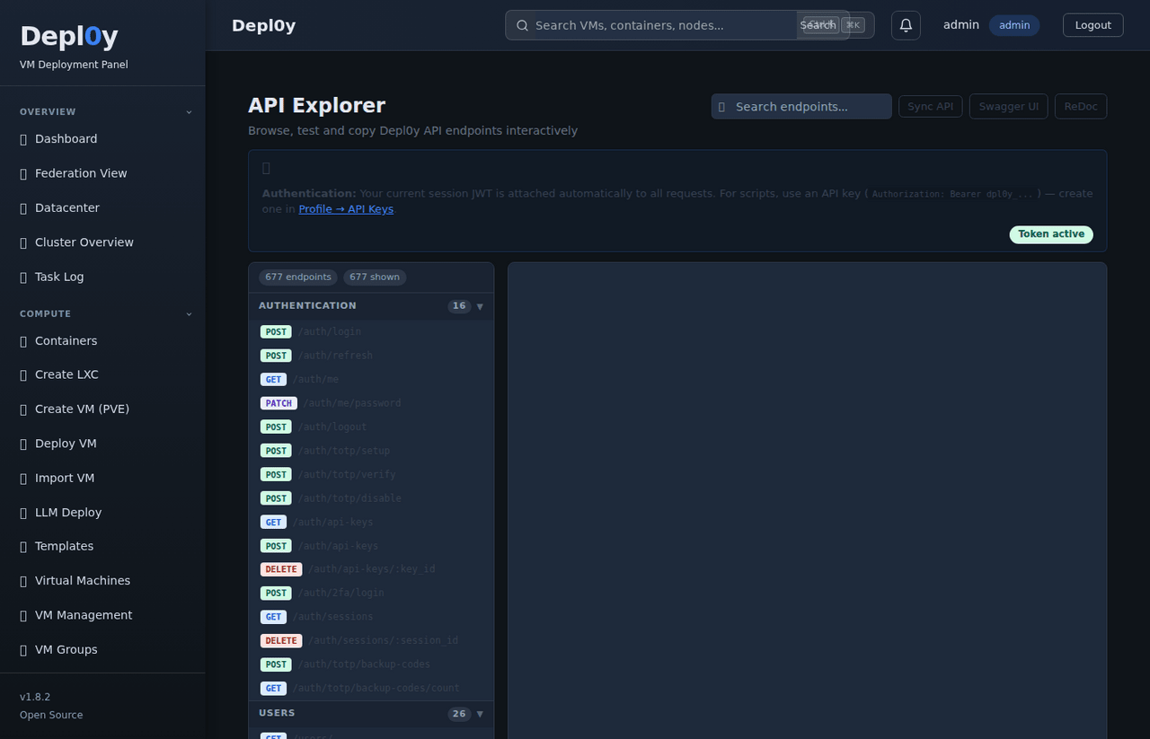 API explorer